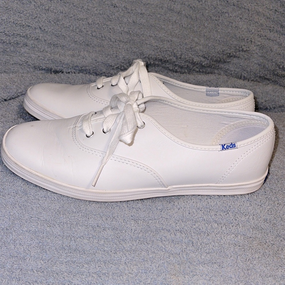 Keds White Leather 8W